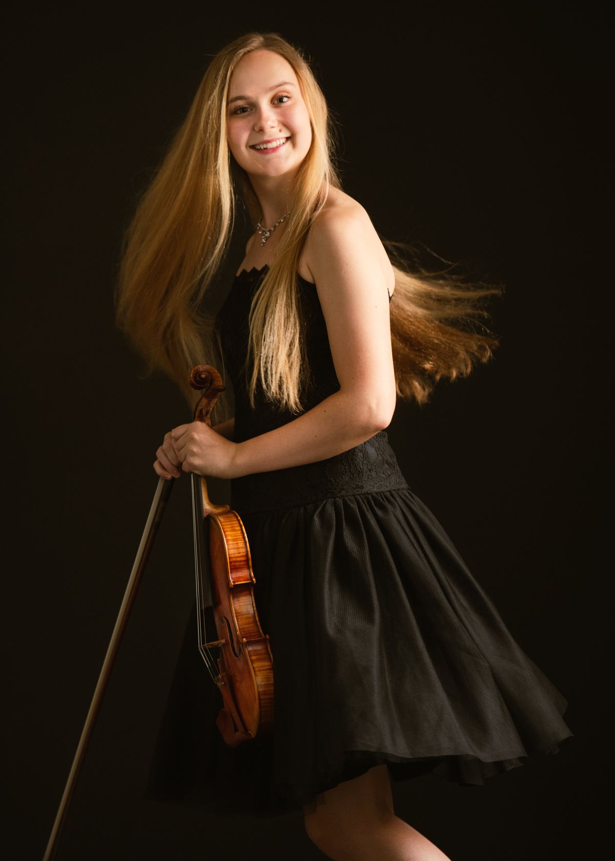 Violinist Yvette Kraft, 19  (Scott Martinez)