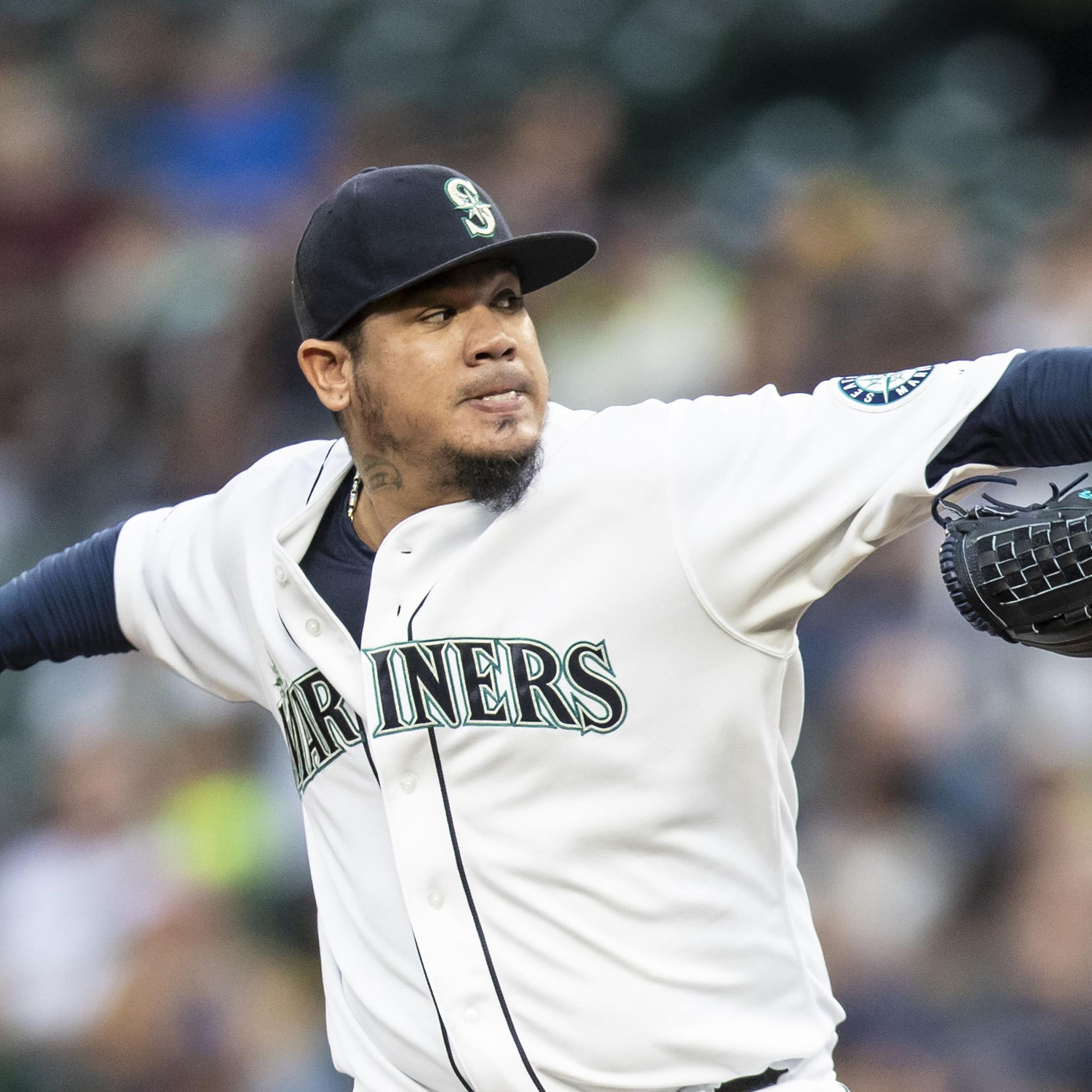 Fans say farewell to King Felix during what was likely his final game as a  Seattle Mariner