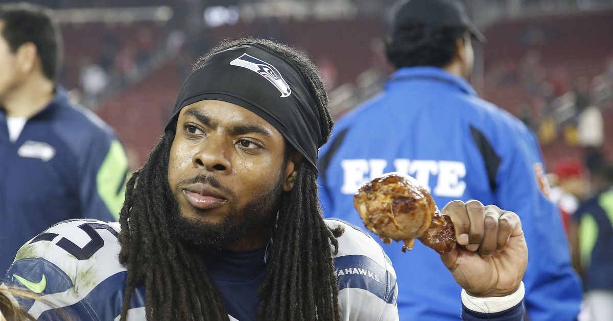 Richard Sherman gets two interceptions as Seattle Seahawks dominate San  Francisco 49ers on Thanksgiving – New York Daily News