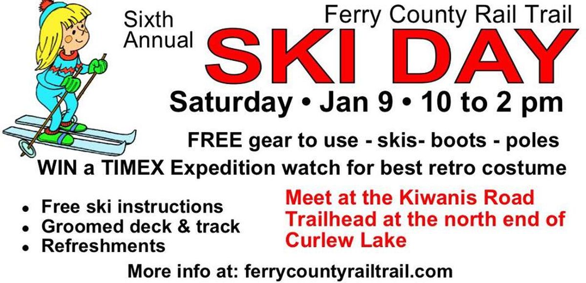 Events planned for 2016 Ski Day on the Ferry Country Rail Trail.