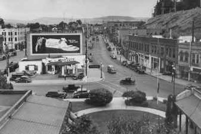 
Downtown Lewiston was a busy place in 1938. The town had a population of about 10,000 people at that time. The sixth largest city in Idaho. Lewiston was the first incorporated town in Idaho, and still remains the only seaport in the state.
 (Photo archive/ / The Spokesman-Review)