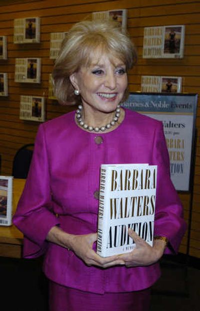 
Barbara Walters signs copies of her new memoir at a Manhattan bookstore. McClatchy-Tribune
 (McClatchy-Tribune / The Spokesman-Review)