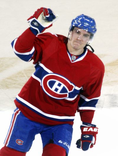 Montreal’s Mike Cammalleri scored twice in Canadiens’ 4-3 win over Pittsburgh. (Associated Press)