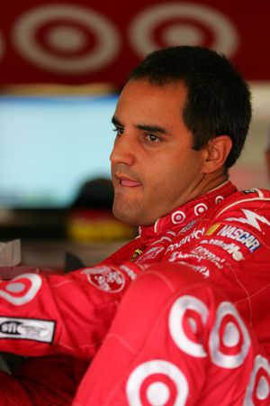 Juan Pablo Montoya, whose only NASCAR Sprint Cup Series win came at Infineon Raceway in 2007, gets ready to practice for the Toyota/Save Mart 350 at Infineon Raceway. (Photo Credit: Todd Warshaw/Getty Images) (Todd Warshaw / The Spokesman-Review)