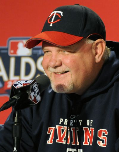 Associated Press Twins manager Ron Gardenhire didn’t have much to smile about after Friday’s blown call in left field. (Associated Press / The Spokesman-Review)