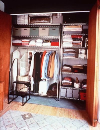 A well-organized closet is a joy to use.
(File/Associated Press / The Spokesman-Review)