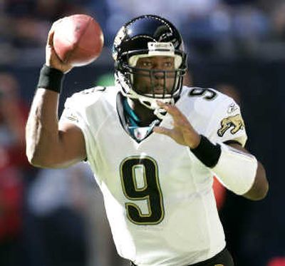 
David Garrard has been a de- pendable replacement for Byron Leftwich with Jags. Associated Press
 (Associated Press / The Spokesman-Review)