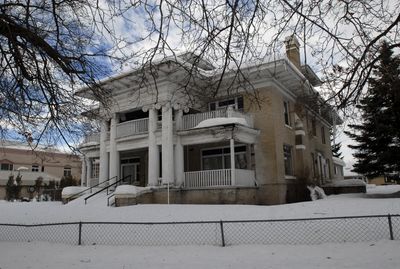 The Turner House, at 1521 E. Illinois Ave., was once a grand mansion with a view of the Spokane River. It is owned by Loganhurst and serves as home to Loganhurst manager Jim Delegans and his wife, Fay. (Jesse Tinsley / The Spokesman-Review)