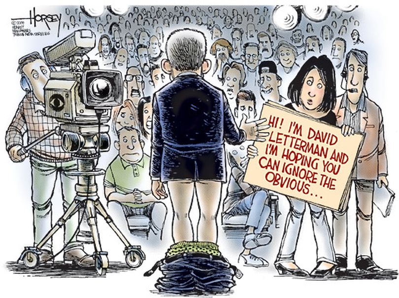 David Horsey, davidhorsey.com,seattlepi.com
David Letterman takes a bow... (The Spokesman-Review)