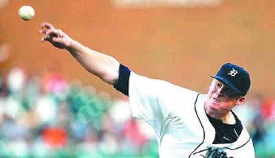 
Detroit starter Jeremy Bonderman delivers in the fourth inning. 
 (Associated Press / The Spokesman-Review)