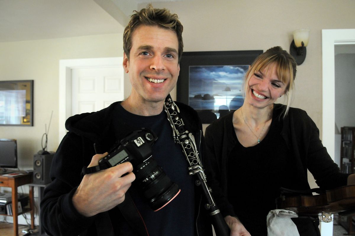 Chip Phillips is the principal clarinetist for the Spokane Symphony and an accomplished photographer. His wife, Amanda Howard-Phillips, plays violin in the symphony. (Jesse Tinsley)
