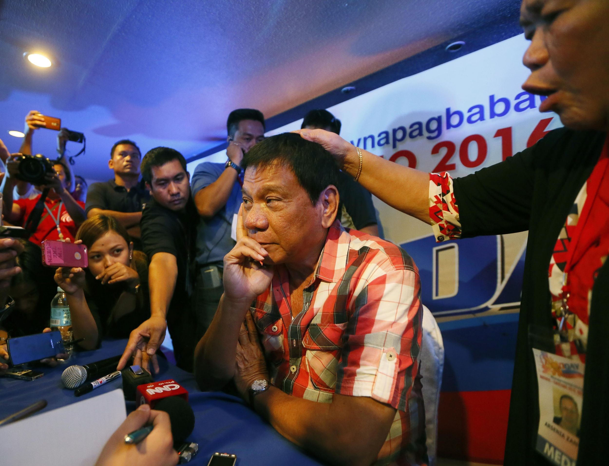 In Philippine presidential election, toughtalking mayor looks set to