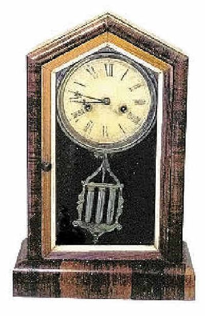 
Mantle clock made by E.N. Welch in the mid-1800s.
 (The Spokesman-Review)