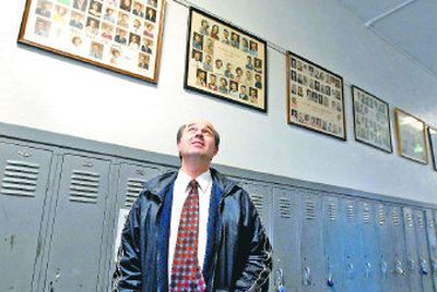 
West Bonner School District Superintendent Michael McGuire hopes voters approve a $23 million school bond so the district can remodel  Priest River Junior High School, which was built in 1940. Officials consider the building inadequate for their current needs. 
 (Jesse Tinsley / The Spokesman-Review)