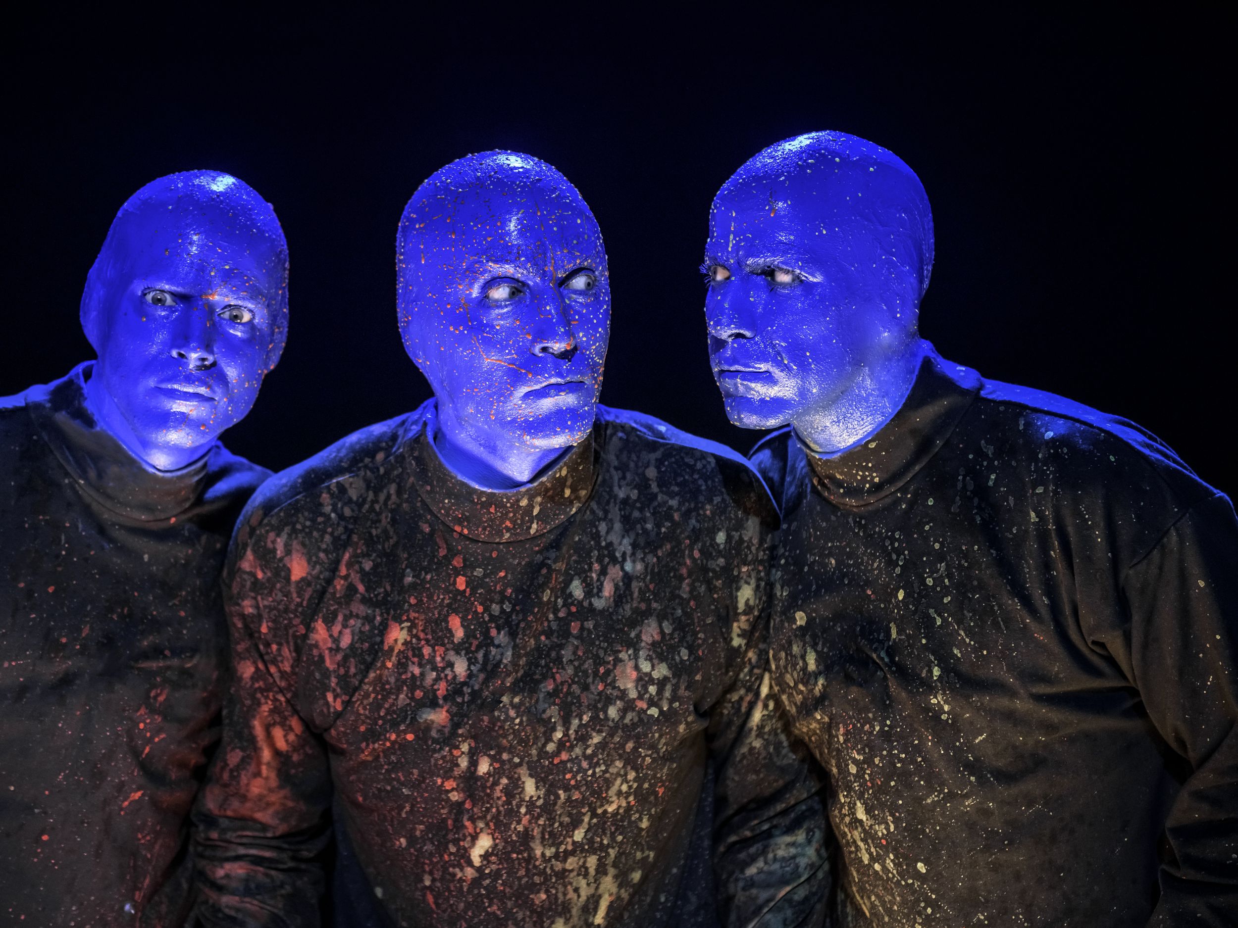 Blue Man talks makeup, music and about the show