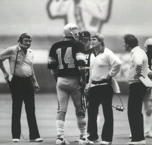 Dennis Erickson revived the Idaho football program during his four years as head coach from 1982-85. He will be inducted into the Big Sky Hall of Fame on Saturday. (Spokesman-Review Photo Archive)