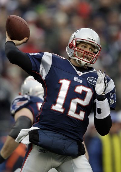 New England quarterback Tom Brady has the talent, yes, but also the smarts to lead the Patriots to a victory today. (Associated Press)