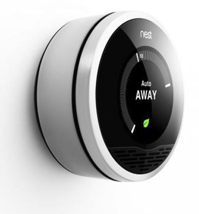 The Nest thermostat can learn from your family’s heating behavior.