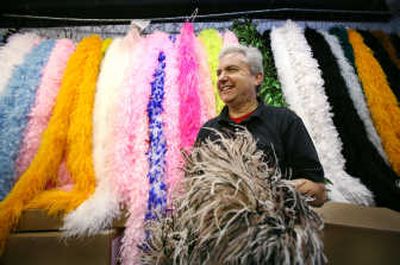 
Jon Coles fills an order at the American Plume & Fancy Feather Company in New York. Coles has been vice president and general manager of the company in the Garment District for 29 years. Associated Press
 (Associated Press / The Spokesman-Review)