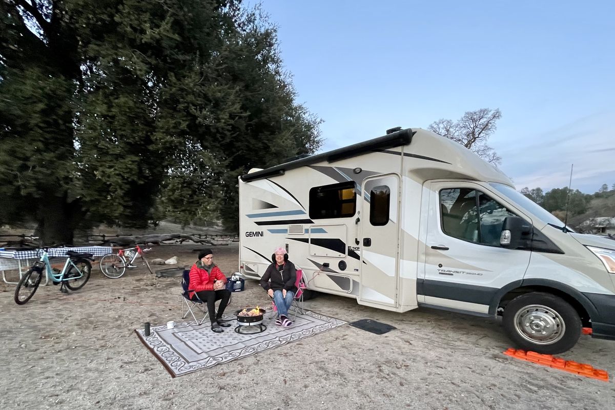 The Pinnacles campground was uncrowded during an off-season visit.