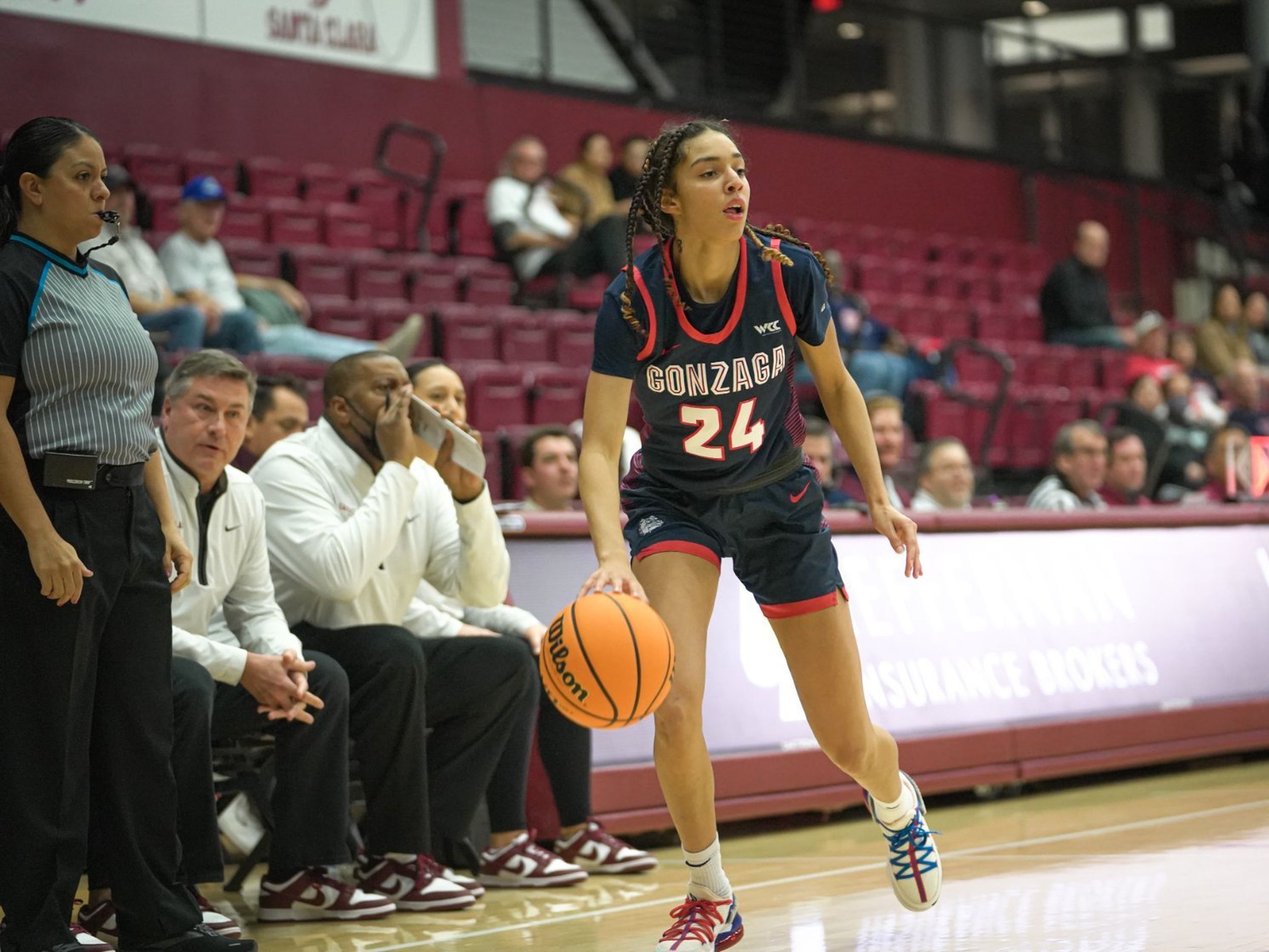 Women's Gameday Couture White Santa Clara Broncos Crushing Victory