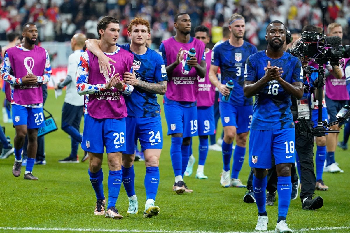 For the United States, standing up to mighty England in a scoreless stalemate Friday was cause for light celebration. MUST CREDIT: Washington Post photo by Jabin Botsford  (Jabin Botsford)