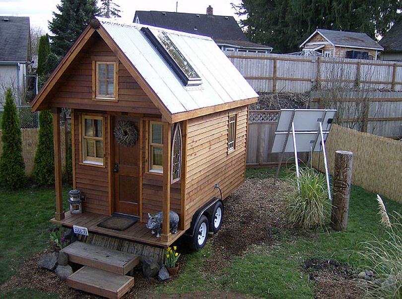 Dee Williams' little house will be featured in the 2010 South Sound Green Tour. (Photo from Northwest EcoBuilding Guild)