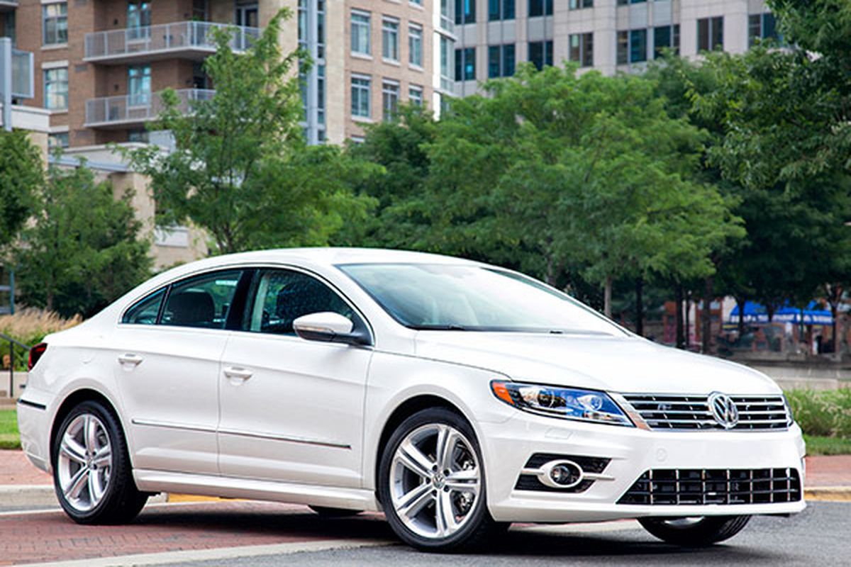 In 2009, Volkswagen debuted the CC, a slick “four-door coupe” whose flowing silhouette suggested high-performance European luxury, but whose platform was strictly Passat. (Volkswagen)