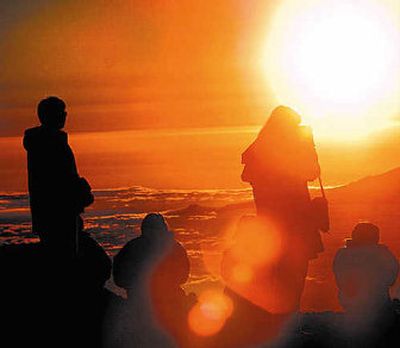 
Sunset on Mauna Kea is one of many breathtaking experiences to be found on Hawaii's Big Island. 
 (Photo courtesy of P.F. Bentley/Hawaii Forest and Trail / The Spokesman-Review)