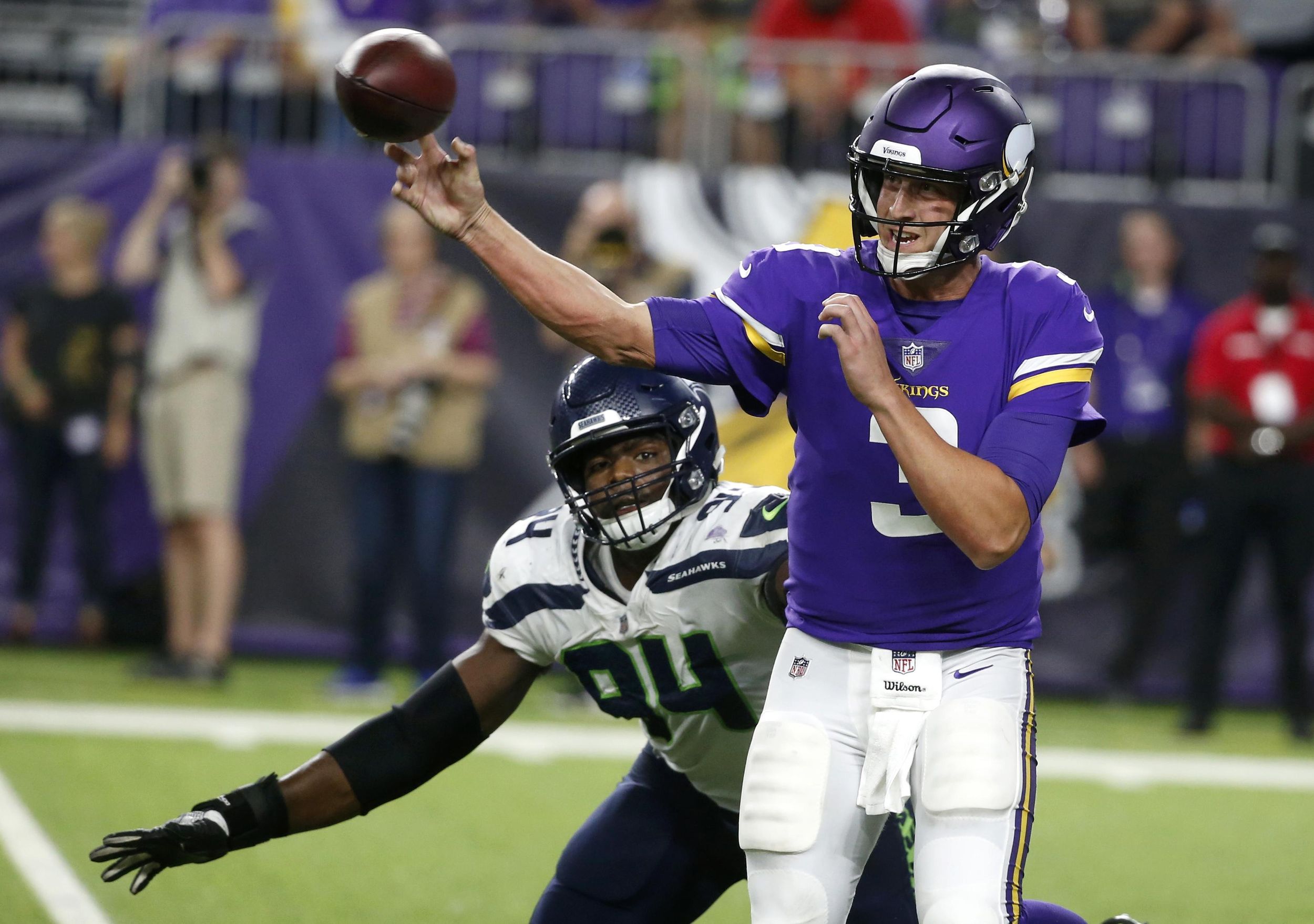 Vikings' Kirk Cousins needed to play sharp in the second half