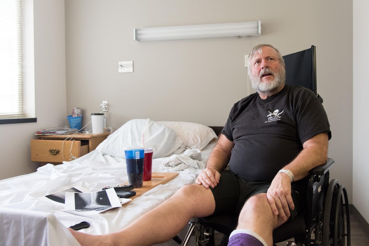After 57 injury-free years of booming down the slopes Gary Deaver’s luck ran out. All at once. On Dec. 16, the mountains operation director for 49 Degrees North broke both his legs and fractured an ankle. (Eli Francovich / The Spokesman-Review)