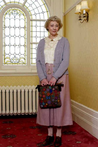 
This promotional photo, provided by PBS Television, shows veteran British actress Geraldine McEwan as Agatha Christie's spinster sleuth Miss Marple in a new series of classic whodunits on PBS' 