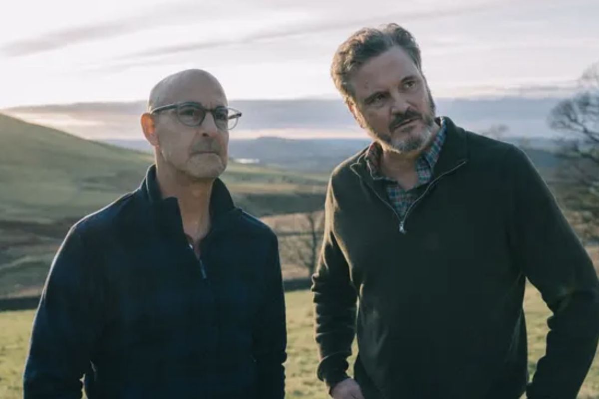 Stanley Tucci and Colin Firth in “Supernova.” (Bleecker Street)