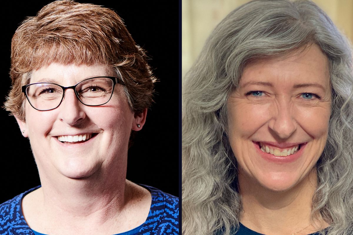 Medical Lake City Councilwoman Elizabeth Rosenbeck, left, faces Dawn Olmstead in her bid for re-election in November 2021. 