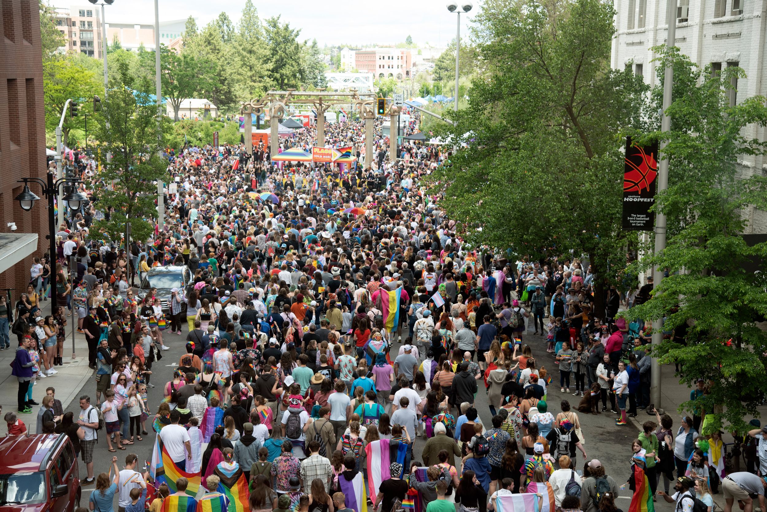 Rainbows without the rain Spokane Pride returns to the streets in 2022