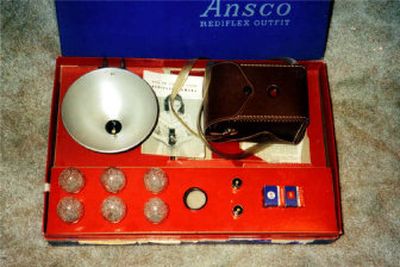 Circa 1950 complete Ansco camera kit can be valuedat more than $50.
(The Spokesman-Review)