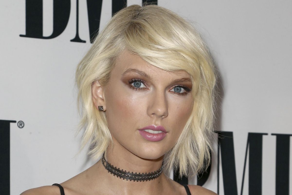 Taylor Swift, shown in 2016, was in a Denver courtroom today for jury selection in the case of a former radio host she accuses of groping her. The DJ sued Swift, claiming he was wrongly fired and accused of grabbing Swift in 2013. Swift has countersued, claiming sexual assault. (John Salangsang / John Salangsang/Invision/AP)