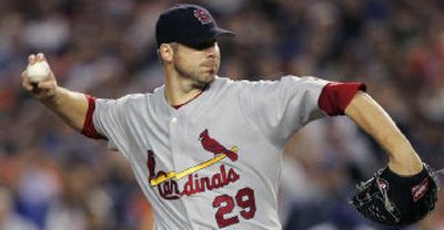 
St. Louis Cardinals ace Chris Carpenter will face the Detroit Tigers tonight in Game 3 of the World Series. 
 (Associated Press / The Spokesman-Review)