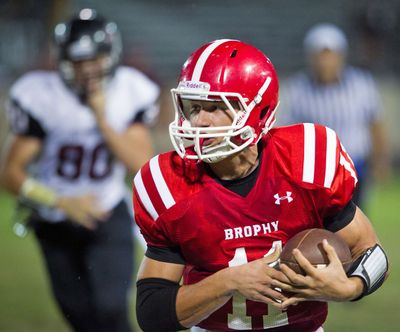 Brophy Prep QB Tyler Bruggman, who committed to WSU on Wednesday, threw for 2,803 yards and 33 touchdowns as a senior. (Michael Schennum)
