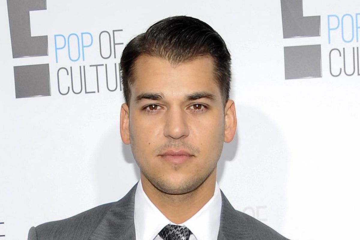 In this April 30, 2012 file photo, Rob Kardashian from the show "Keeping Up With The Kardashians" attends an E! Network upfront event in New York. Reality stars Blac Chyna and Rob Kardashian have welcomed their first child together. (Evan Agostini / Associated Press)