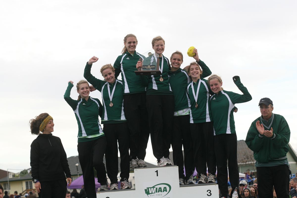 The Shadle Park girls stood tall on Saturday, winning state cross country for the first time.Photo courtesy Mark Inman (Photo courtesy Mark Inman / The Spokesman-Review)