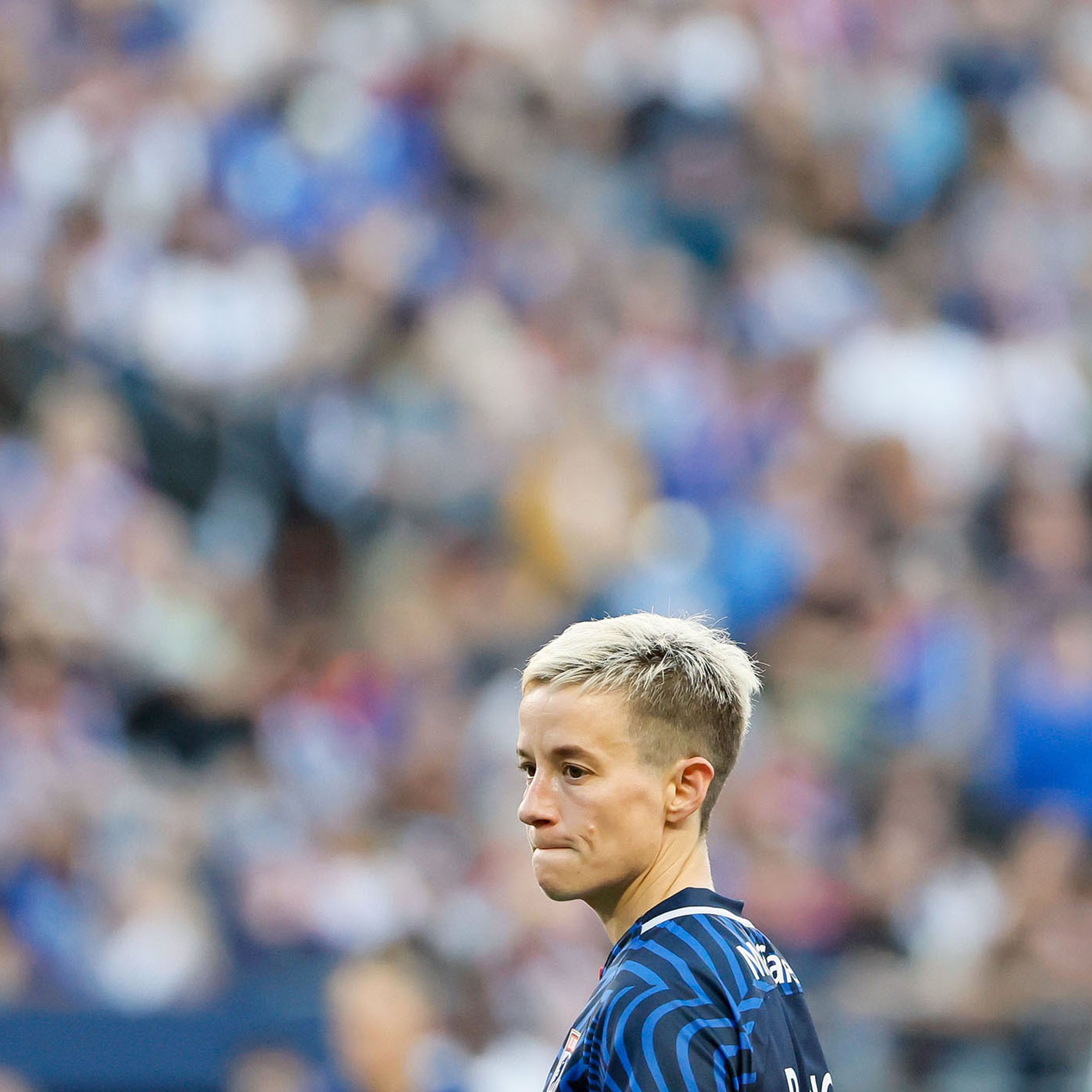 Rapinoe bids farewell as record NWSL crowd, sports greats pay tribute