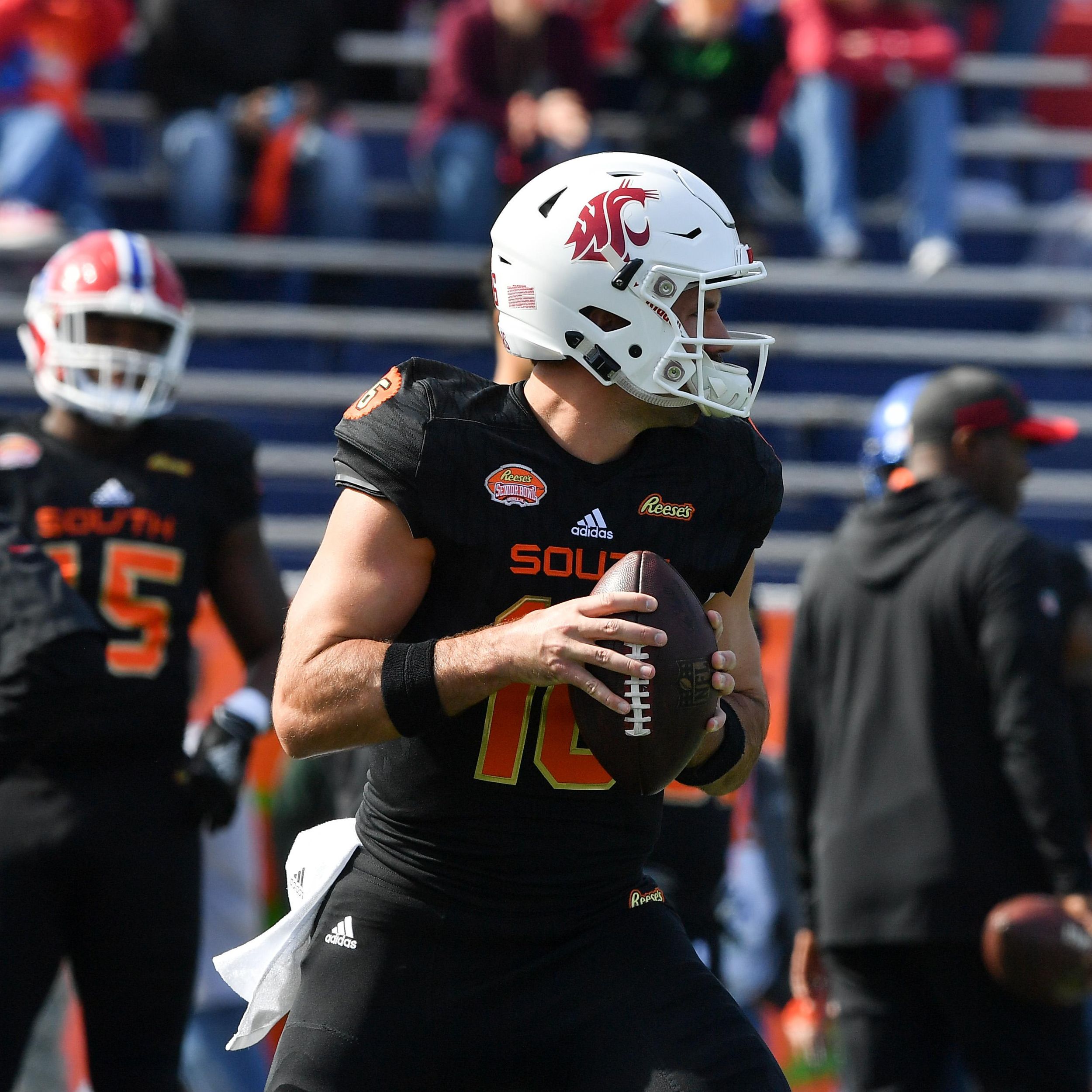 WSU's Gardner Minshew and Andre Dillard in Super Bowl LVII