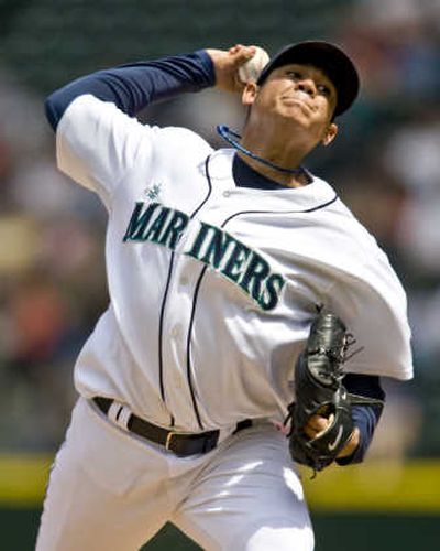 Felix Hernandez kept the Padres at bay until his team could rally.Associated Press
 (Associated Press / The Spokesman-Review)