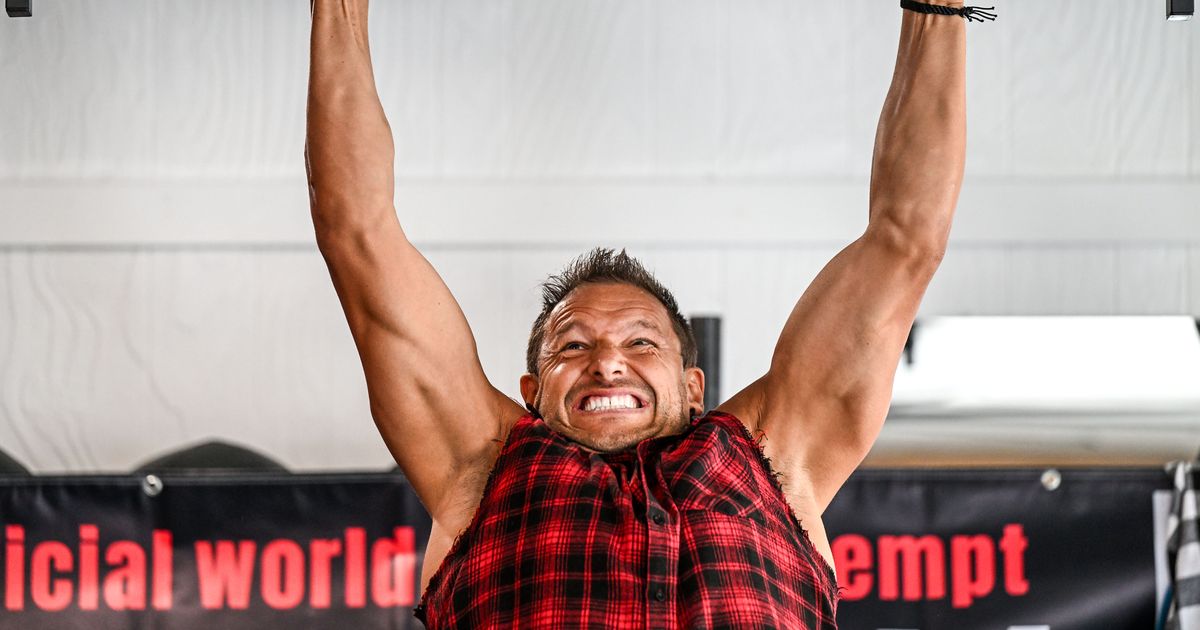 Spokane man completes number of grappler pullups for Guinness World Record attempt