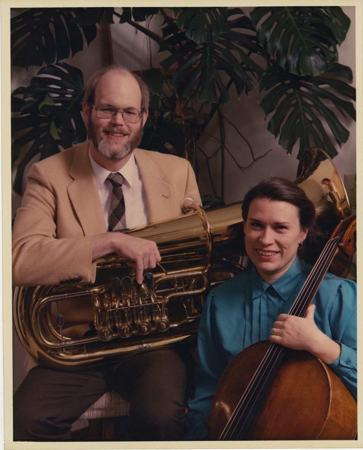 Principal tubist Leonard Byrne and assistant principal cellist Helen Byrne of the Spokane Symphony. (Courtesy of Leonard and Helen Byrne)