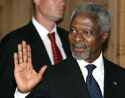 
Annan
 (The Spokesman-Review)