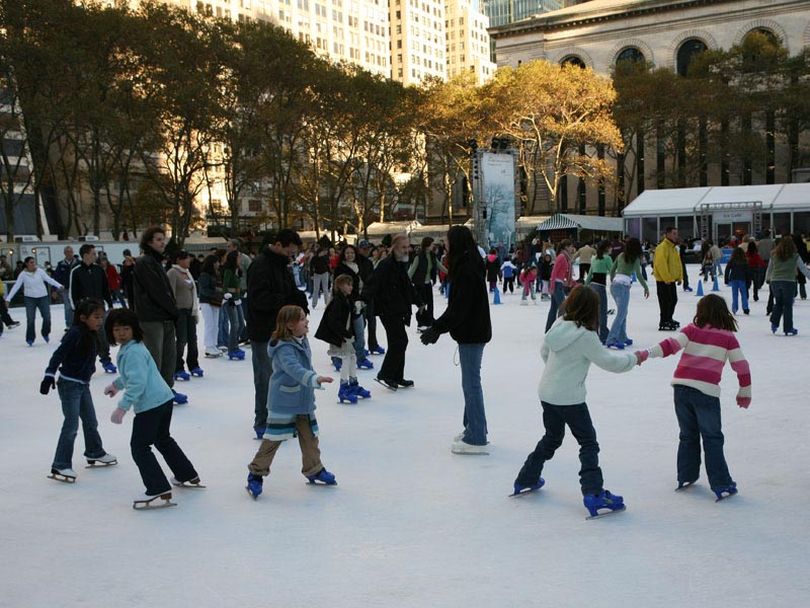 Ice skating can be a fun social activity and a great place to take a date. It gets couples outdoors and awy from TVs or movies.  (Courtesy Greencupboards.com)