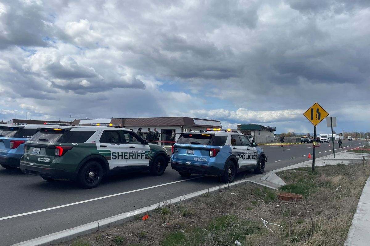 Law enforcement responds to fatal shooting near Hayford Road and Geiger Boulevard on Monday, April 21, 2025. (Spokesman-Review archives)