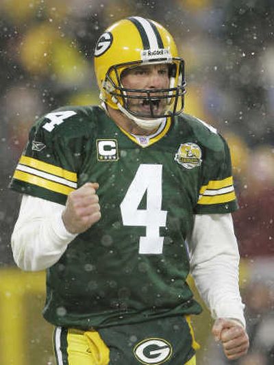 
Brett Favre is 43-5 when the temperature is 34 or lowerAssociated Press
 (Associated Press / The Spokesman-Review)